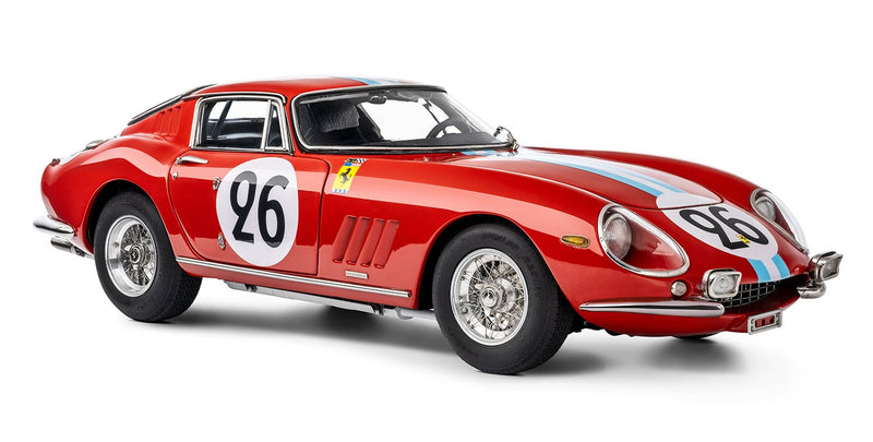 CMC Ferrari 275 GTB/C 24h Francia 1966 Biscaldi - de Bourbon-Parme 1:18-1