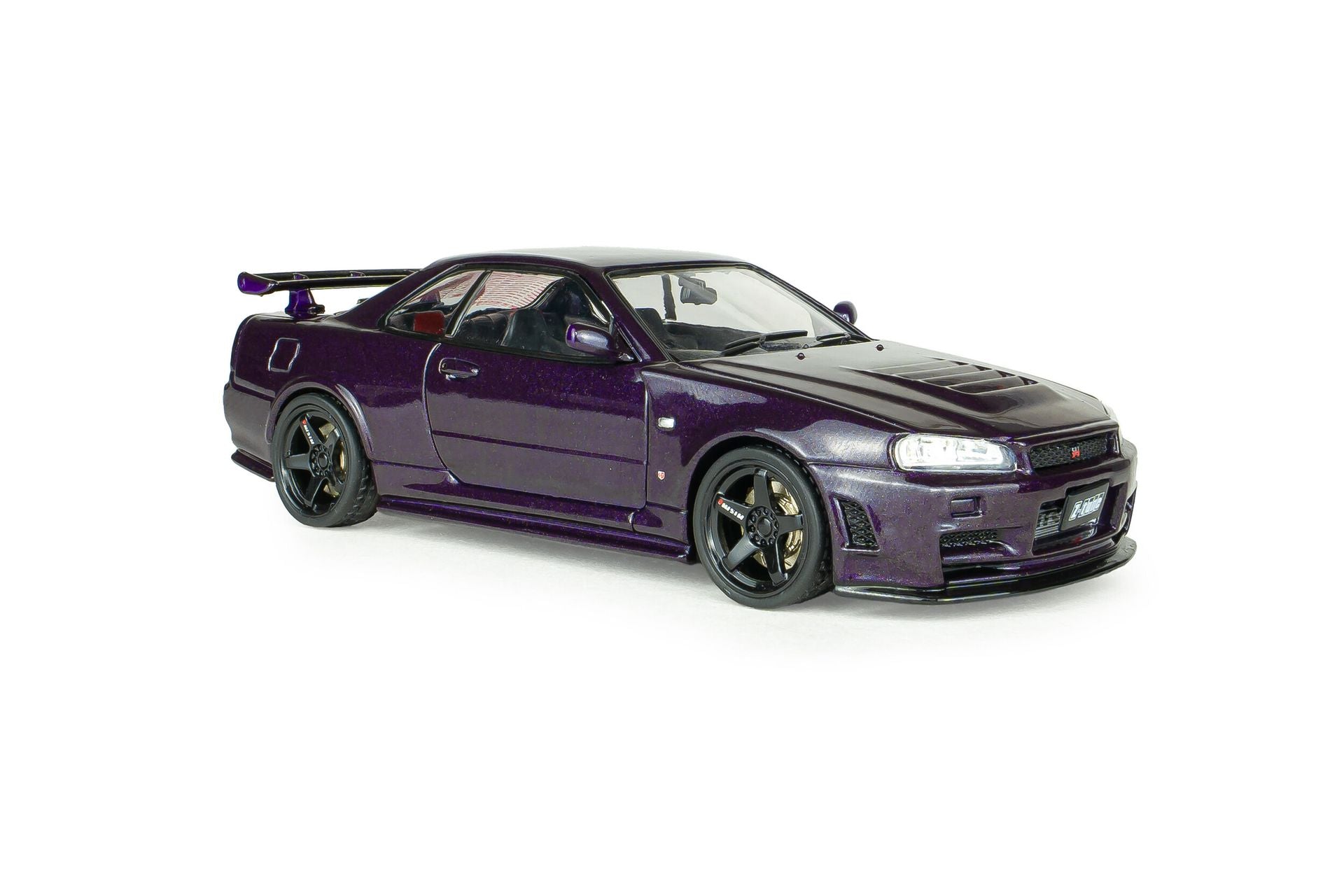 Nissan Skyline GT-R (BNR34) Nismo Parts 2025 purple 1:43-7
