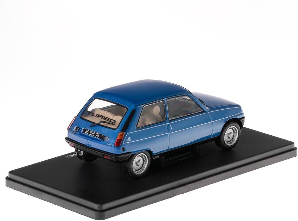 Renault R5 Alpine Turbo 1982 Blu 1:24 Edicola con Vetrina-6