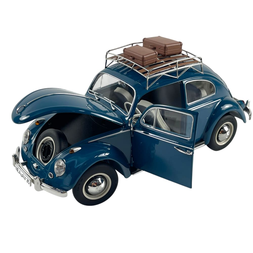 Volkswagen Beetle 1963 Blue 1:18-4