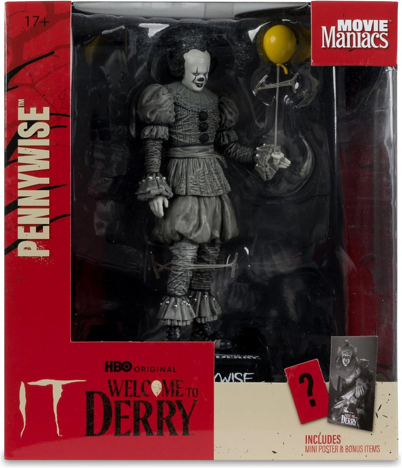 Pennywise Black&white Movie Maniacs "Welcome to Derry" AF 15cm-h-6