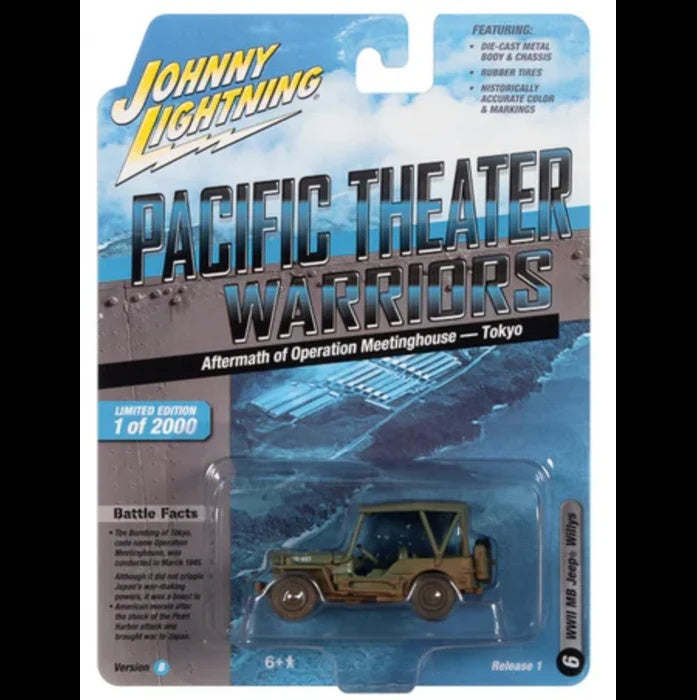 Jeep Willys WWII MB Pacific Theater Warriors B - Meetinghouse Tokyo 1:64