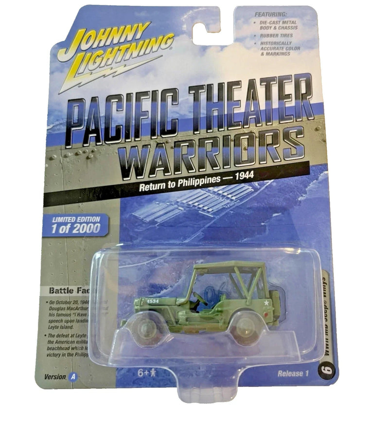 Jeep Willys WWII MB Pacific Theater Warriors A Return to the Philippines 1:64-1