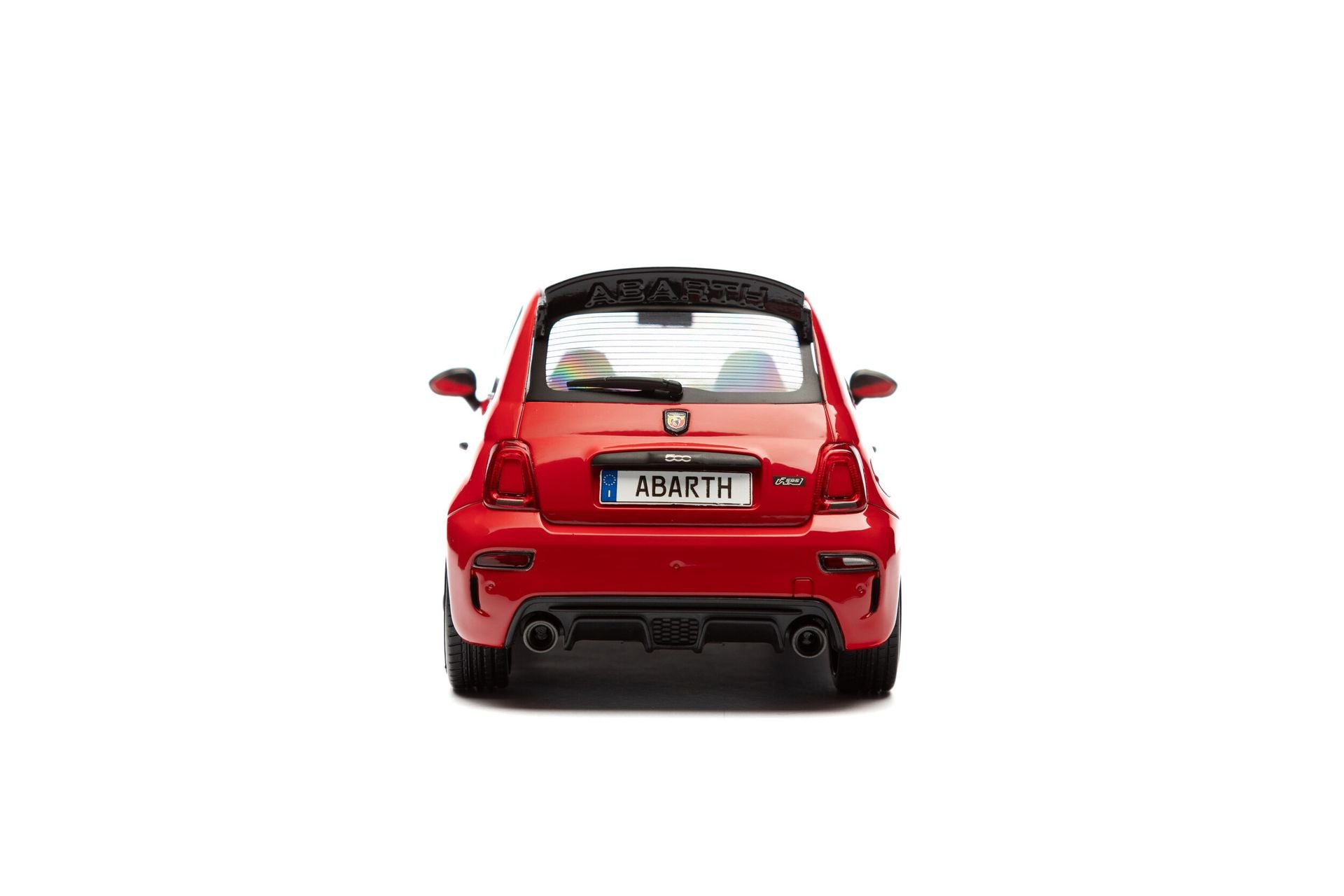 Fiat F595 Abarth 2023 Solido Works Red 1:18-4