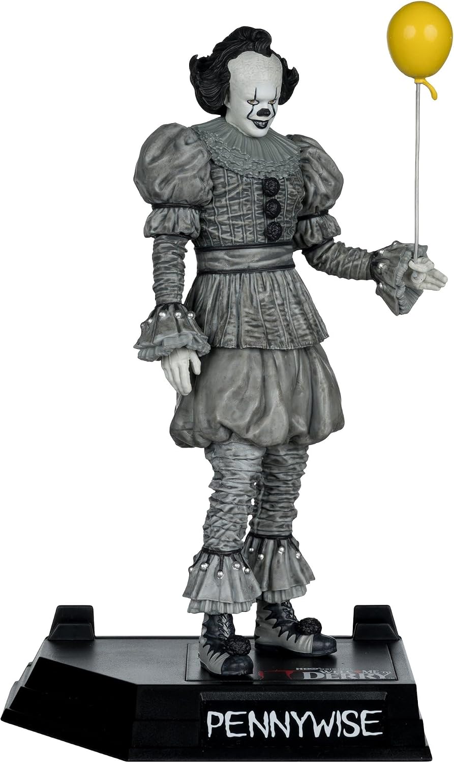 Pennywise Black&white Movie Maniacs "Welcome to Derry" AF 15cm-h