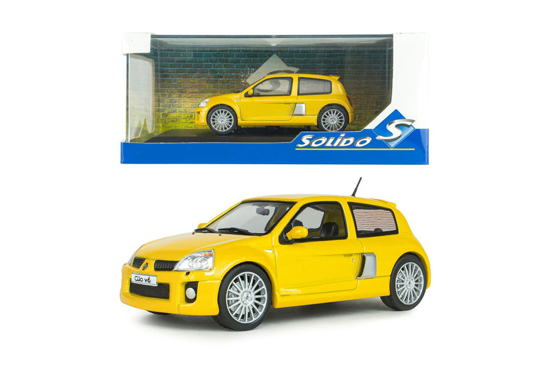 Renault Clio V6 Ph. II 2003 Sirius yellow 1:43-12