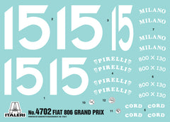FIAT 806 Grand Prix Kit 1:12-2