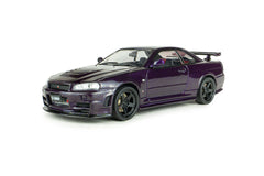 Nissan Skyline GT-R (BNR34) Nismo Parts 2025 purple 1:43-2