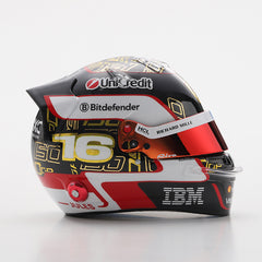 Charles Leclerc Scuderia Ferrari HP 4° Abu Dhabi GP 2025 Helmet 1:5-3