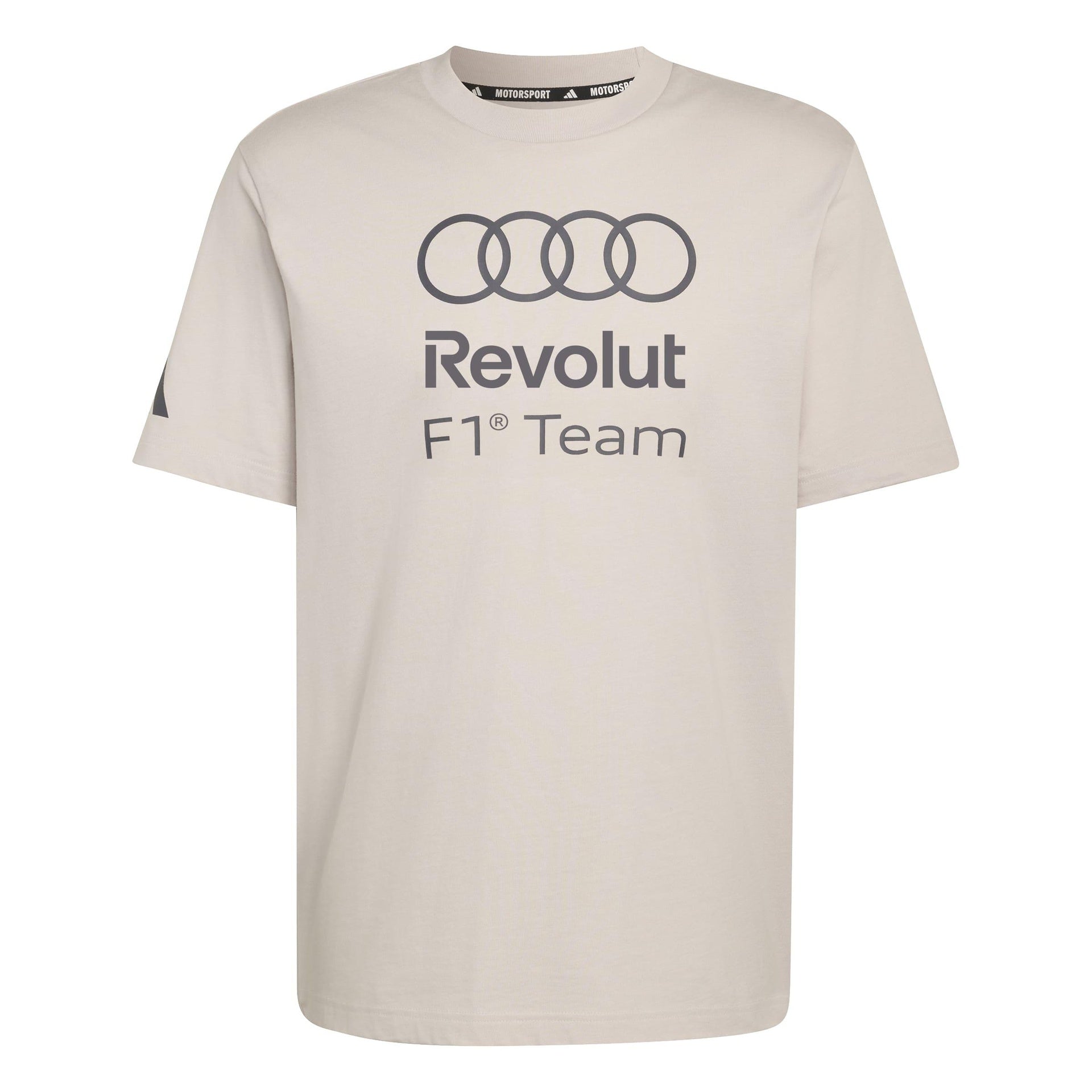 Audi Revolut F1 Team 2026 T-Shirt DNA Graphics Chalk Pearl Adidas-12