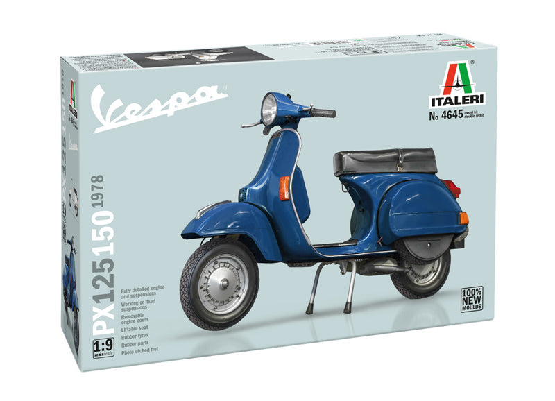 Vespa Piaggio PX 125-150 anno 1978 Kit Italeri 1:9-1