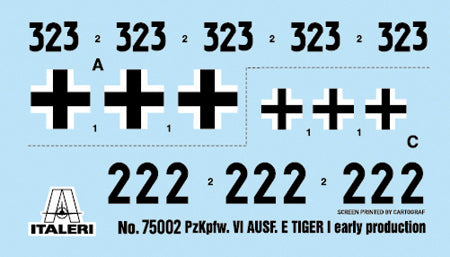 Pz. kpfw. VI Tiger I Ausf.E Starter Set Kit 1:56-3