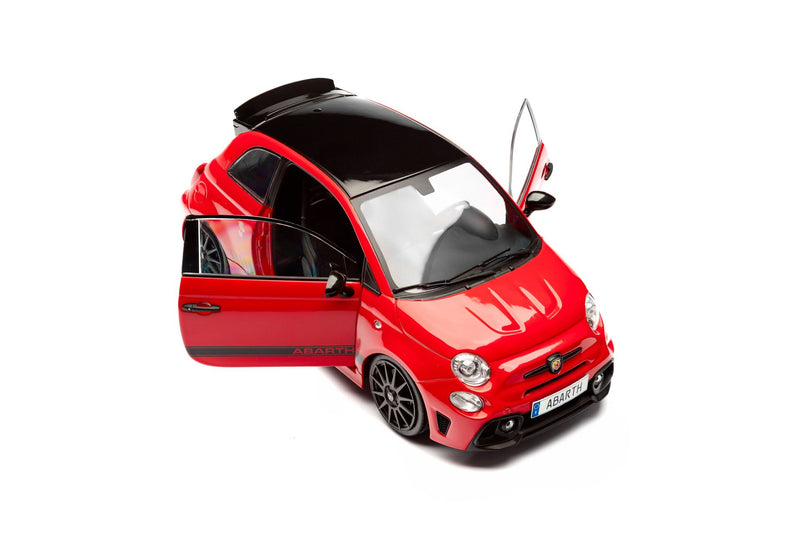 Fiat F595 Abarth 2023 Solido Works Red 1:18-10
