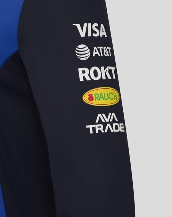 Red Bull Racing F1 2026 Official Team Hoodie Felpa Zip Intera con Cappuccio-11
