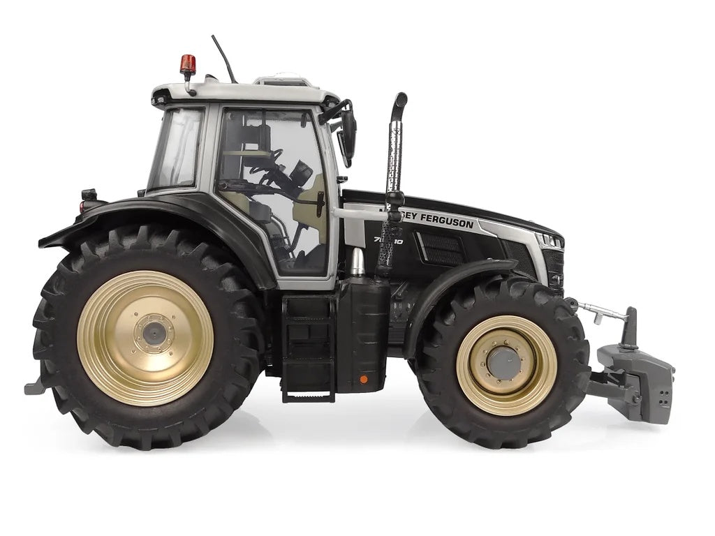 Massey Ferguson MF 7S.210 2022 Matt Black With Gold Rims 1:32-4