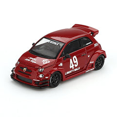 LB-WORKS x Abas Works ABARTH 595 Red 1:64-2