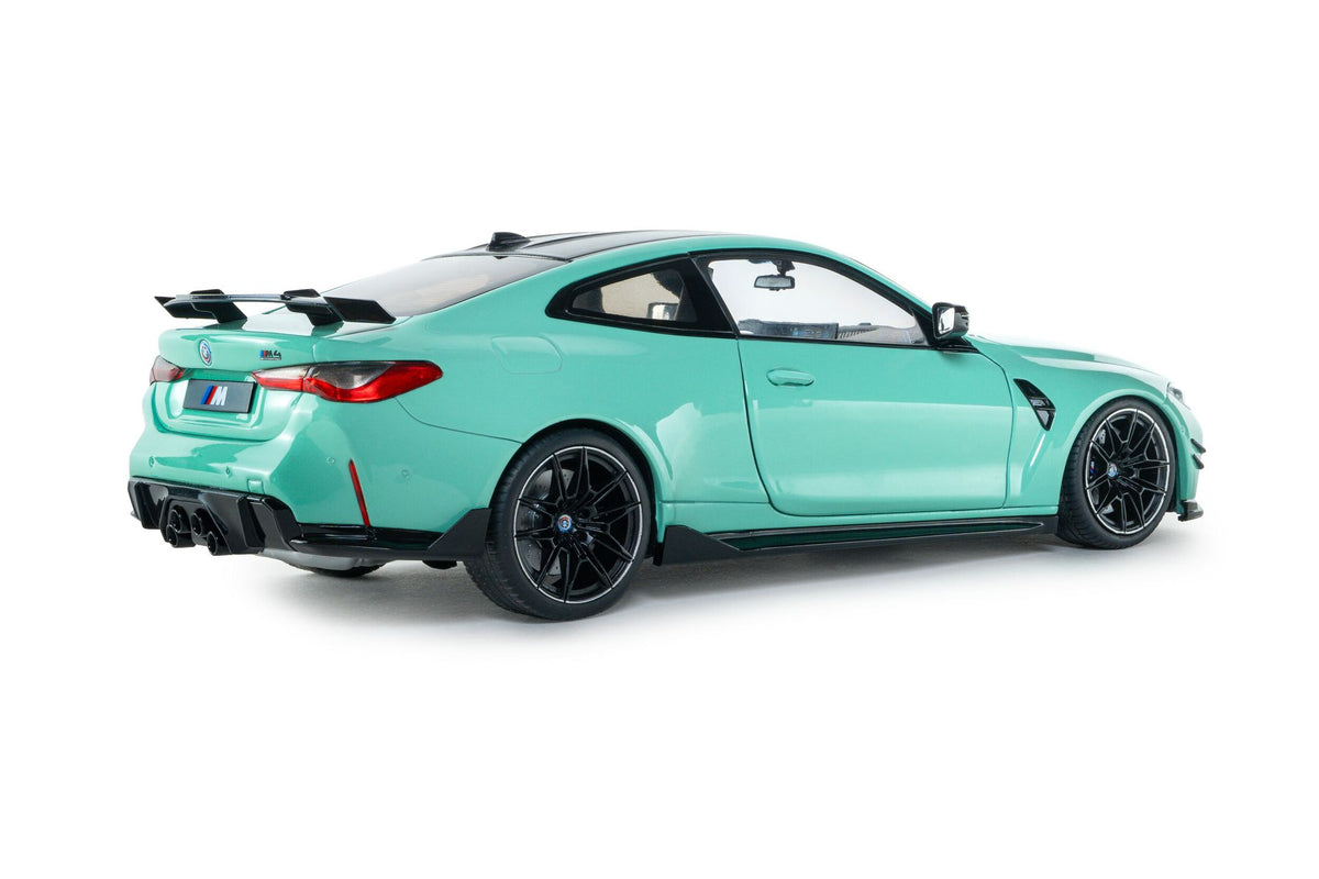 BMW M4 Competition (G82) 2024 with Performance Parts mint green 1:18-5