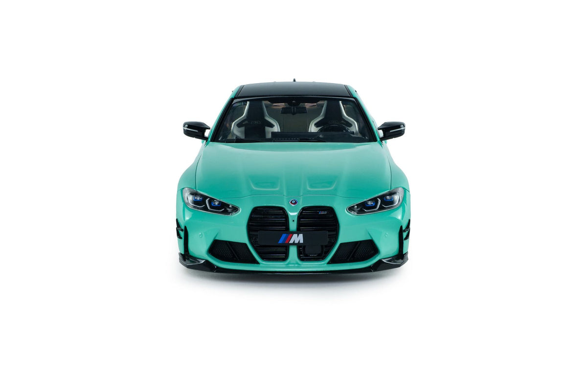 BMW M4 Competition (G82) 2024 with Performance Parts mint green 1:18-8