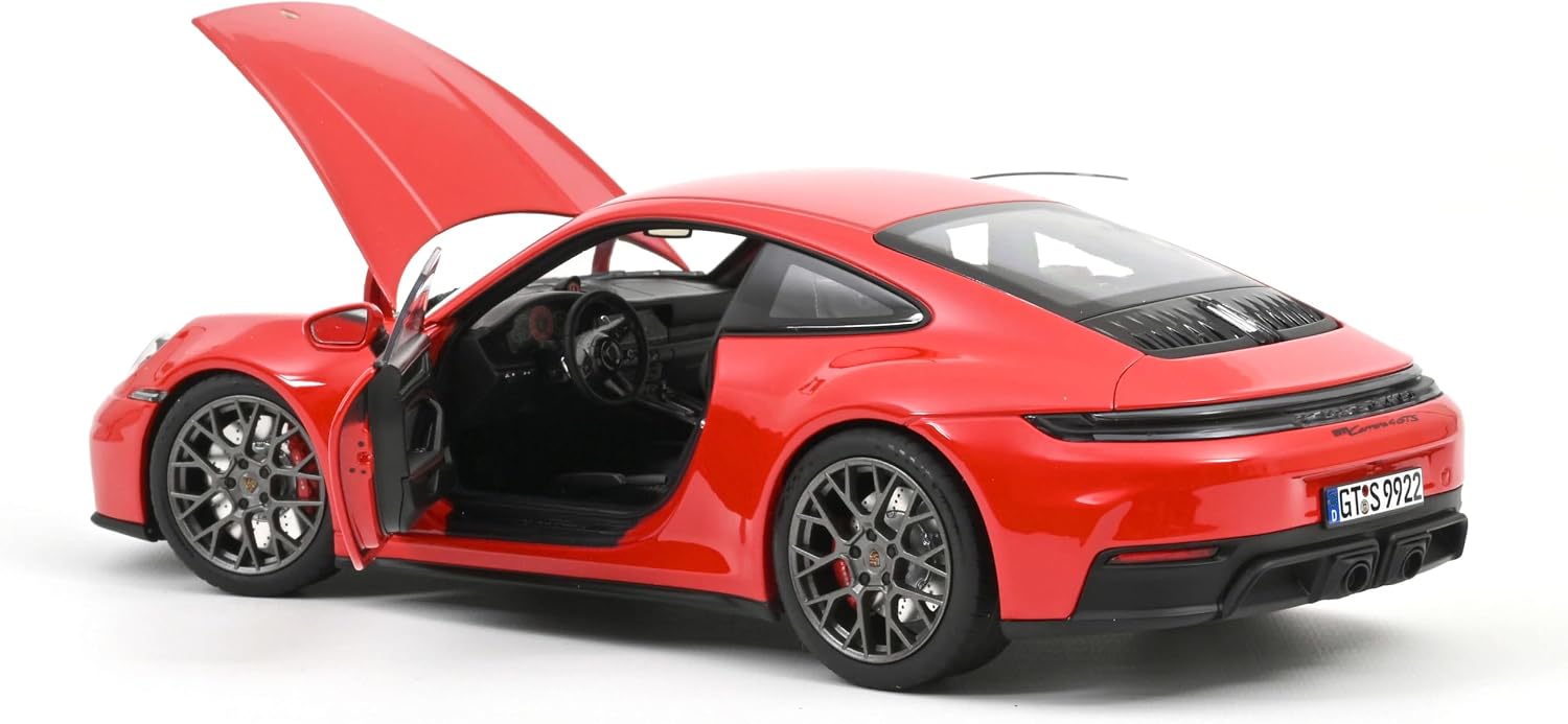 Porsche 911 (992) 2025 Carrera 4 GTS Red 1:18-3