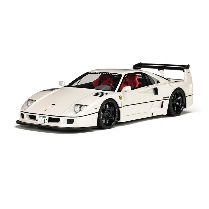 Ferrari F40 1994 LBWK White 1:18-1