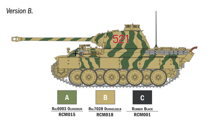 Panther Sd.Kfz.171 Ausf. A Starter Set Kit 1:56-5