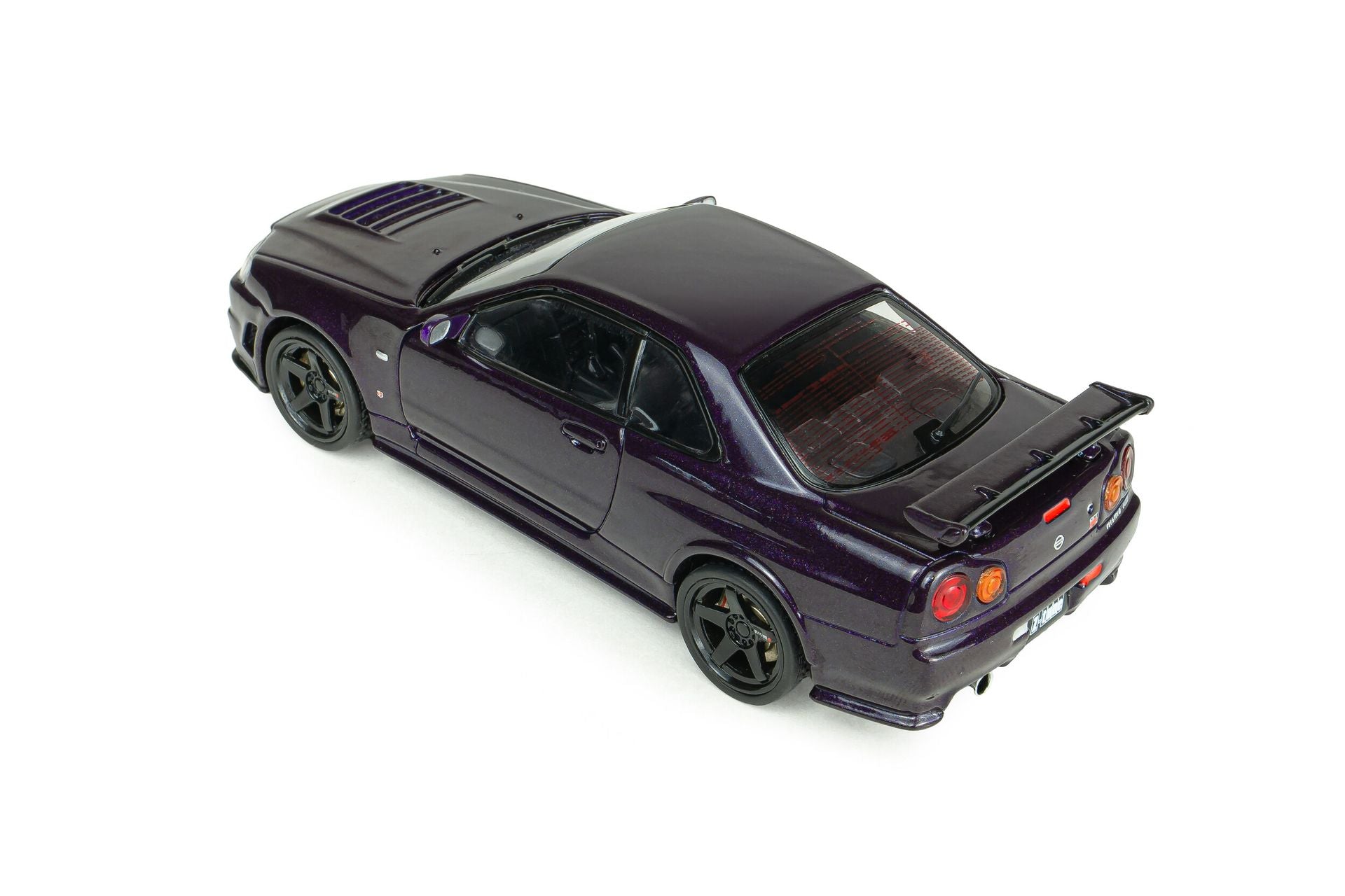 Nissan Skyline GT-R (BNR34) Nismo Parts 2025 purple 1:43-10