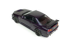 Nissan Skyline GT-R (BNR34) Nismo Parts 2025 purple 1:43-10