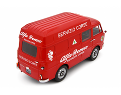 Alfa Romeo F12 Autocarro Tetto Sopralzato 1967 Servizio Corse Rosso 1:18-4