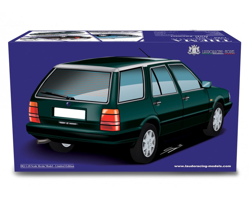 Lancia Thema Station Wagon T.D. 1988-92 Bordeaux Metallizzato 1:18-24
