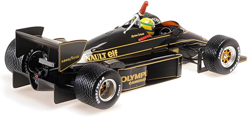 Lotus Renault 97T Winner Portugal Gp 1985 First Victory Ayrton Senna 1:18-2