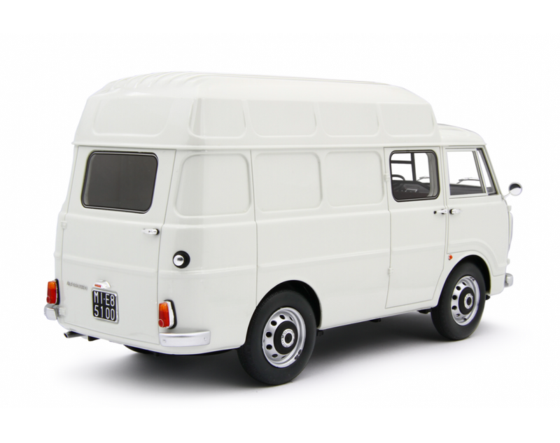 Alfa Romeo F12 Autocarro Tetto Sopralzato 1967 Bianco 1:18-2