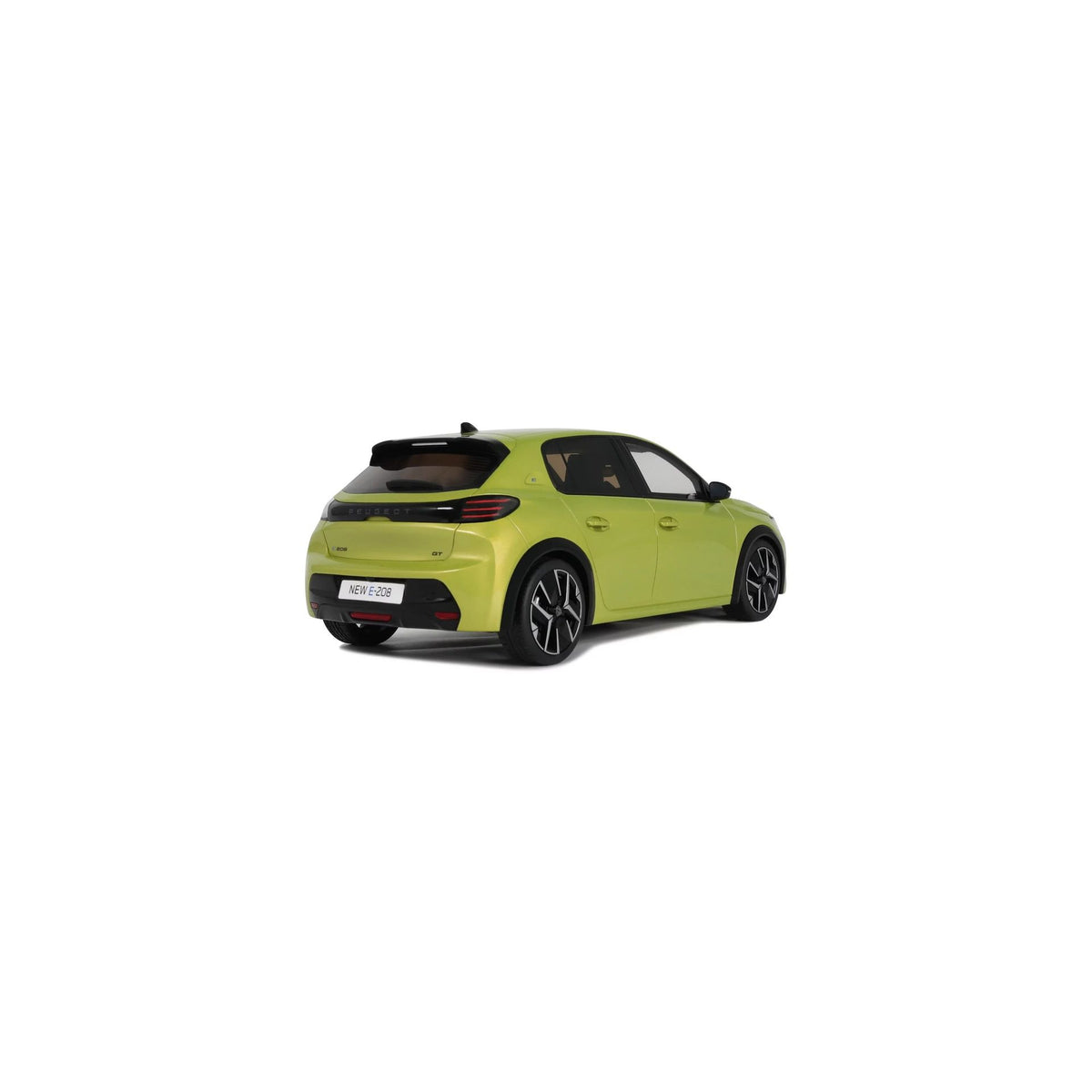 Peugeot e-208 GT 2024 Jaune Agueda 1:18-2