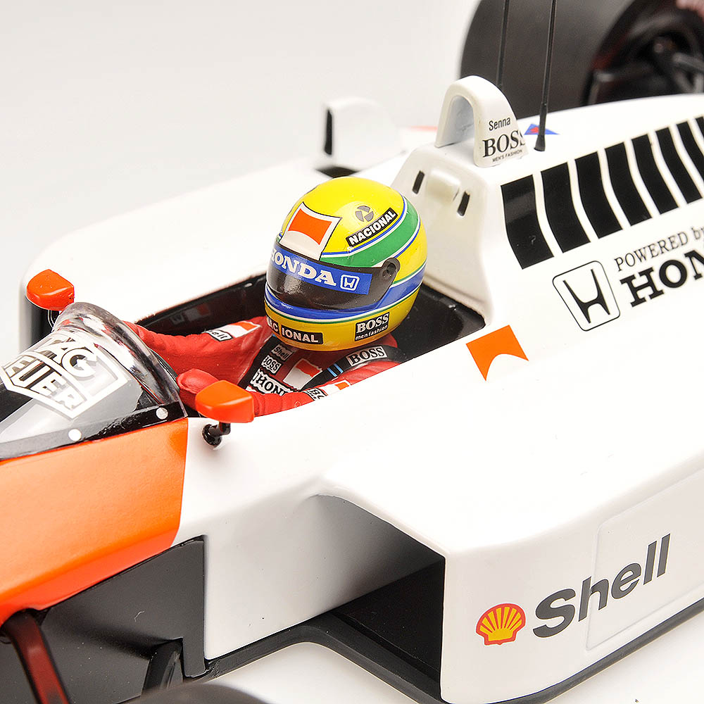 McLaren Honda MP4/4 F1 1988 World Champion Ayrton Senna 1:18-3
