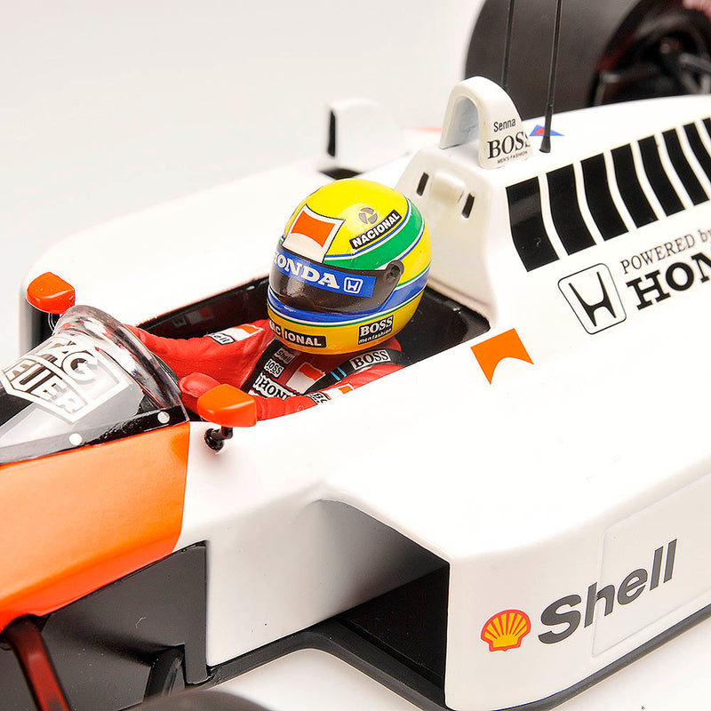 McLaren Honda MP4/4 F1 1988 World Champion Ayrton Senna 1:18-3