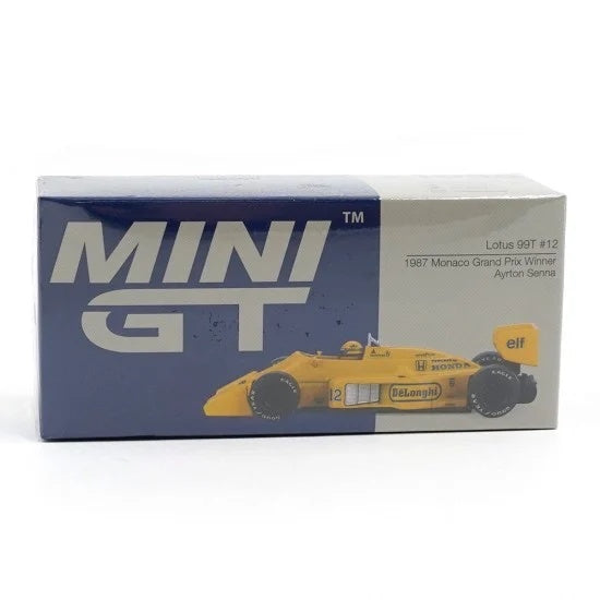Lotus-Honda 99T #12 Ayrton Senna 1987 Monaco Grand Prix Winner 1:64-4