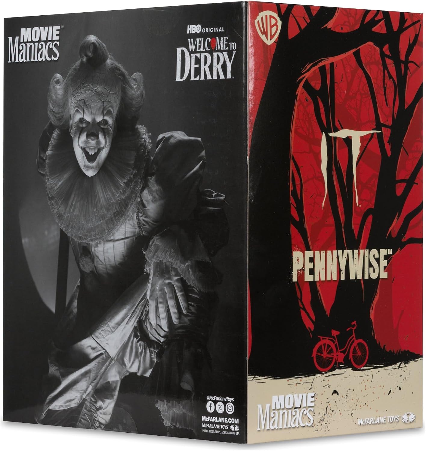 Pennywise Black&white Movie Maniacs "Welcome to Derry" AF 15cm-h-8