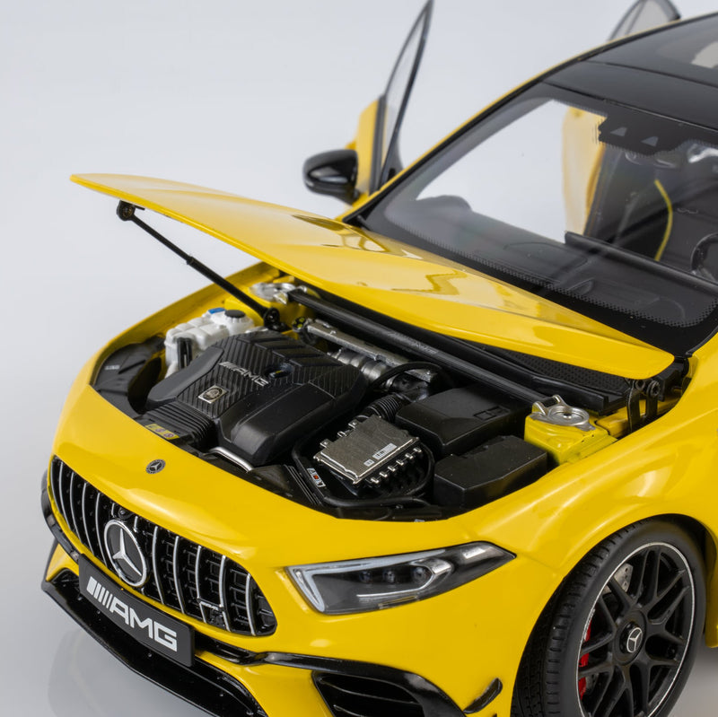 Mercedes-Benz A-Class A45S 2023 4-Matic AMG Sun Yellow 1:18-5