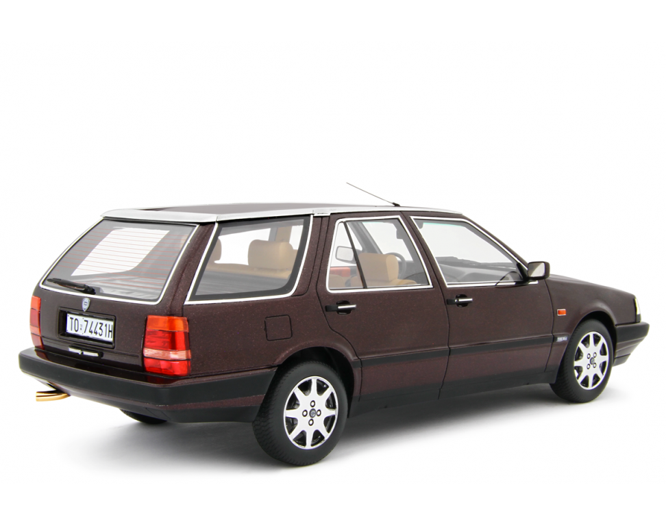 Lancia Thema Station Wagon T.D. 1988-92 Bordeaux Metallizzato 1:18-15