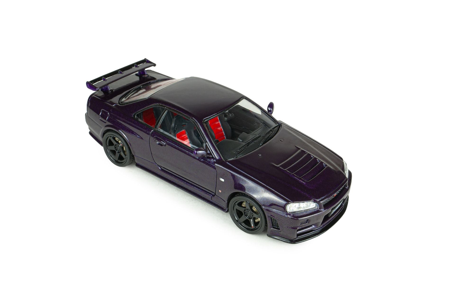 Nissan Skyline GT-R (BNR34) Nismo Parts 2025 purple 1:43-11