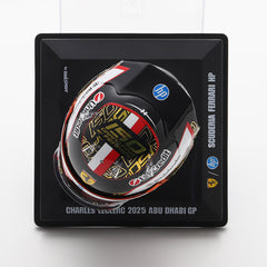 Charles Leclerc Scuderia Ferrari HP 4° Abu Dhabi GP 2025 Helmet 1:5-5