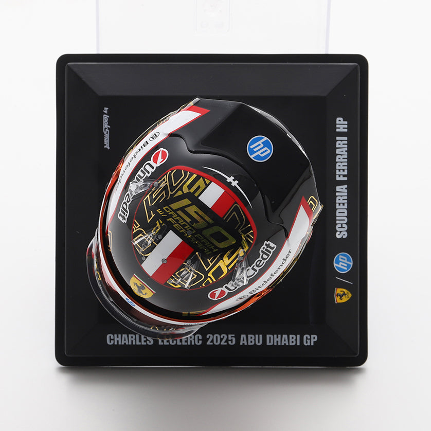 Charles Leclerc Scuderia Ferrari HP 4° Abu Dhabi GP 2025 Helmet 1:5-5