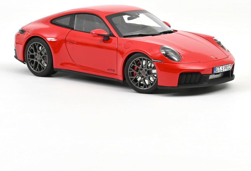 Porsche 911 (992) 2025 Carrera 4 GTS Red 1:18-2