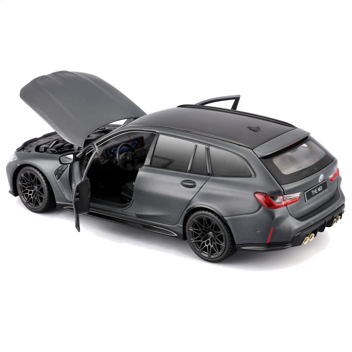 BMW M3 Touring G81 2023 Matt Gray 1:24-2