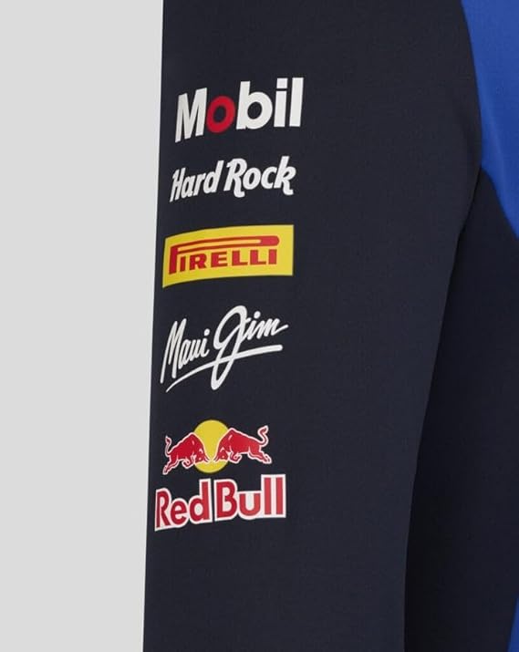 Red Bull Racing F1 2026 Official Team Hoodie Felpa Zip Intera con Cappuccio-8