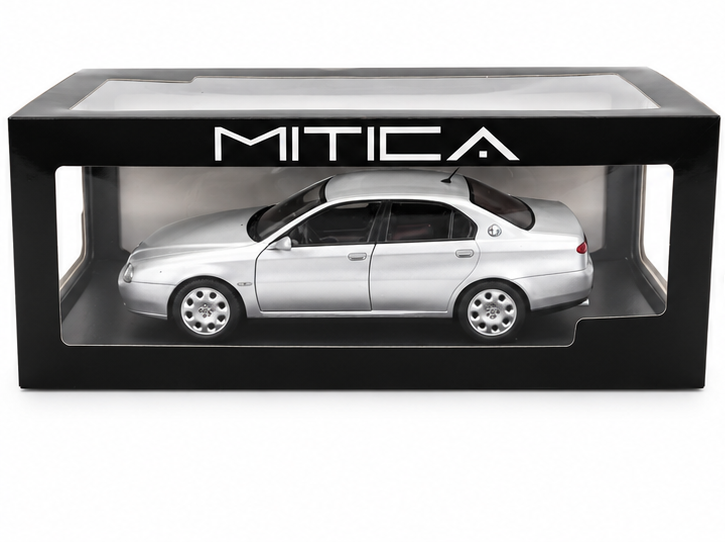 Alfa Romeo 166  2.0 V6 Turbo 1998 Silver 1:18-4