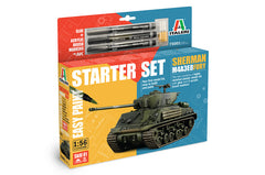Sherman M4A3E8 Fury Starter Set Kit 1:56-1