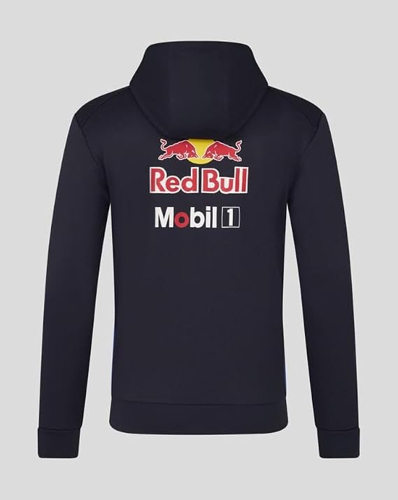 Red Bull Racing F1 2026 Official Team Hoodie Felpa Zip Intera con Cappuccio-7