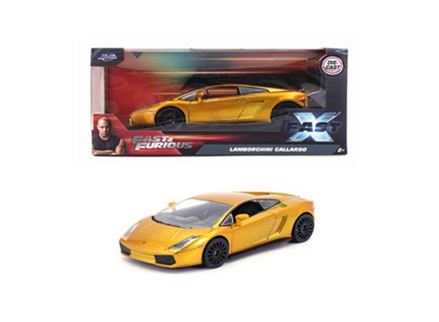 Lamborghini Gallardo 2023 Fast X Fast and Furious 10 gold metallic 1:24-1