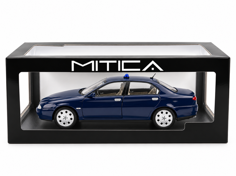 Alfa Romeo 166 2.0 Twin Spark 1998 Vettura di Servizio Blu 1:18-1