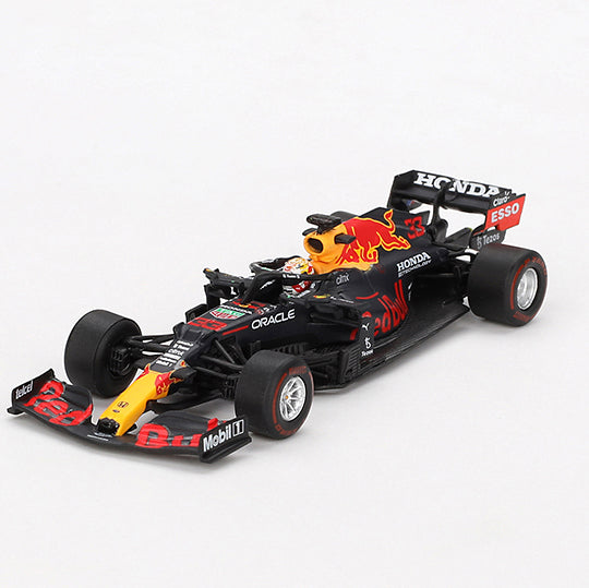Red Bull RB16B #33 Max Verstappen 2021 Abu Dhabi Grand Prix Winner 1:64-1